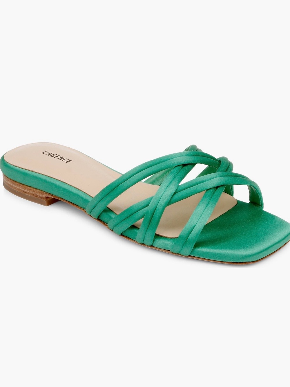 New L’Agence Abelle Slide Sandals
